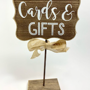 Cards & Gifts Table Sign