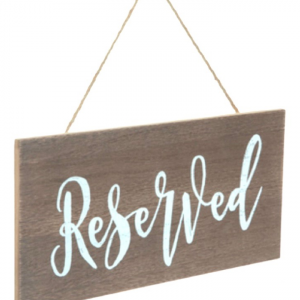 Reserved Sign