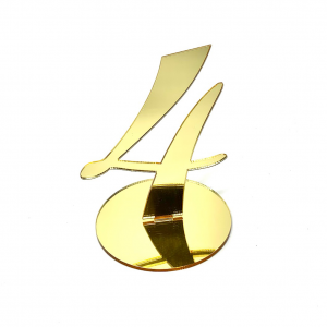 Table Number - Gold