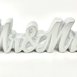 Mr/Mrs Sign - Silver