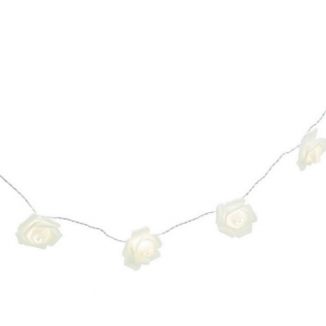 White Rose String Lights