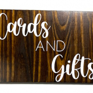 Cards and Gifts Sign